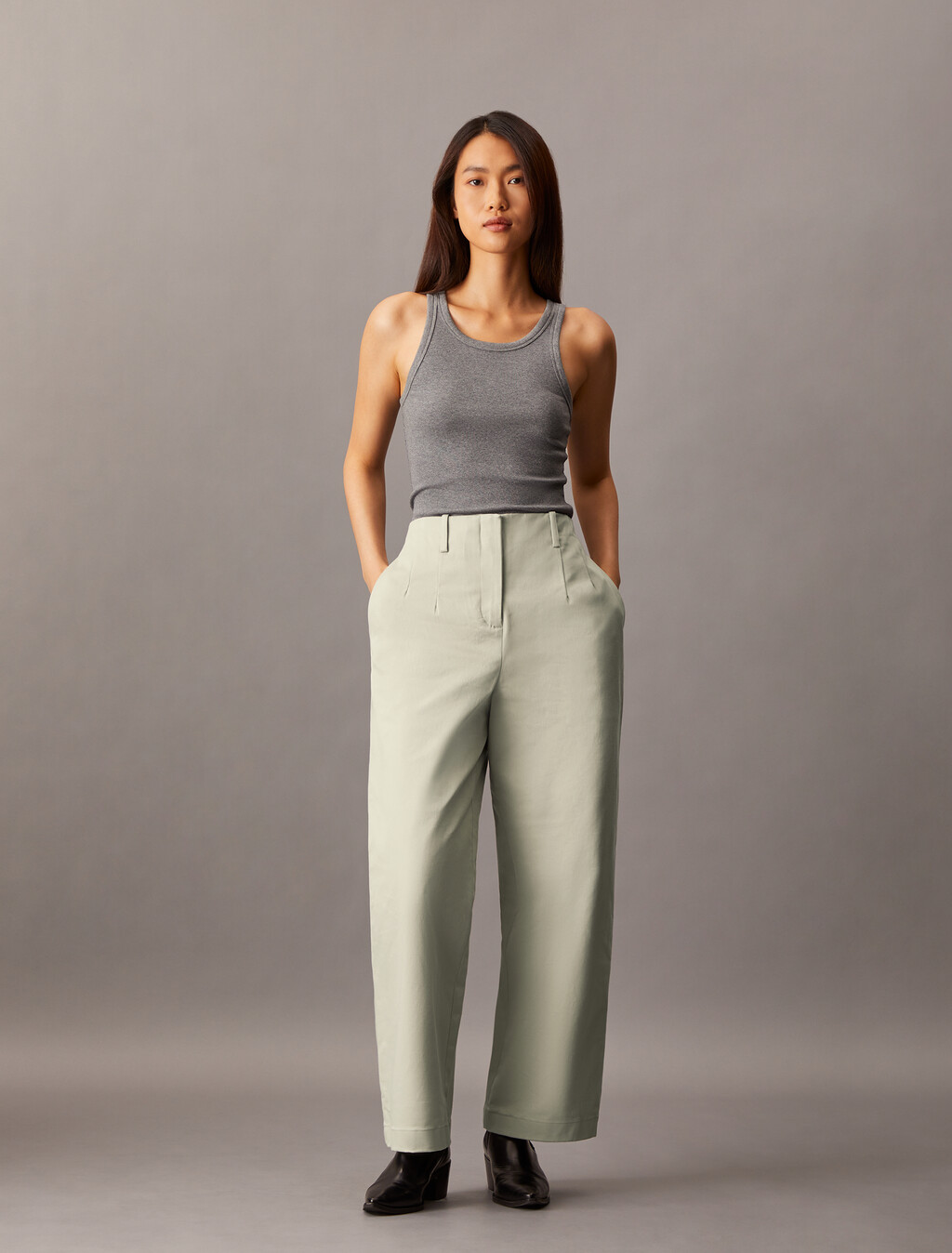 Pantalones Chino de Algodón con Corte Relajado