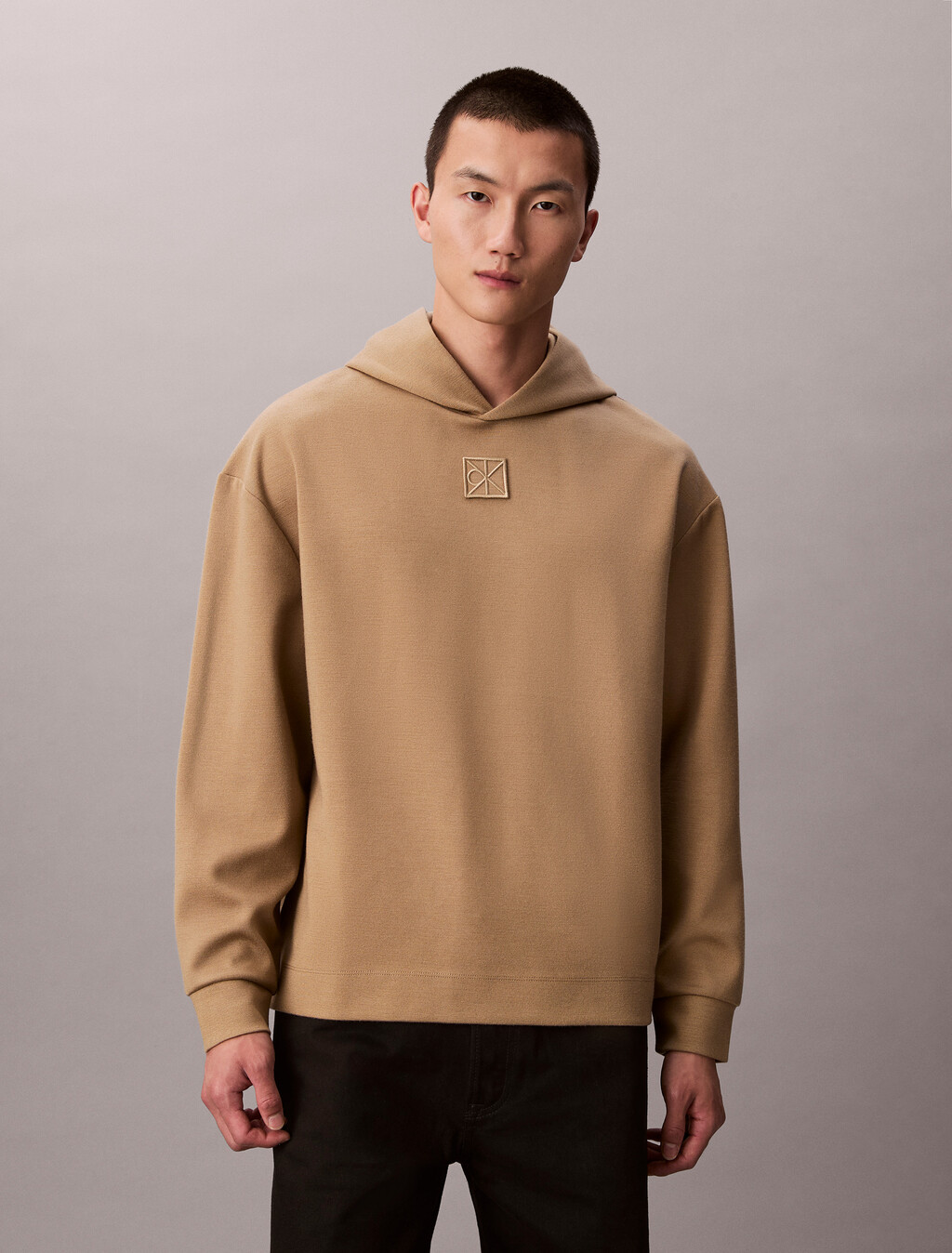 Sudadera de mezcla de lana elástica