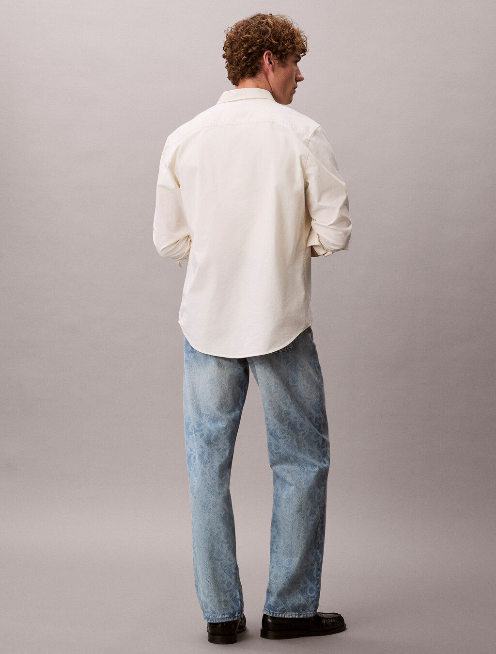 Pantalones vaqueros con logo rectos de los 90
