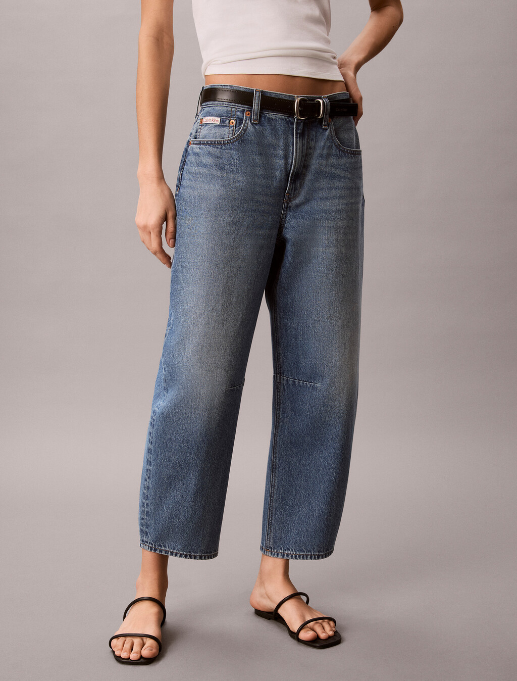 Jeans Cortos Tipo Barril