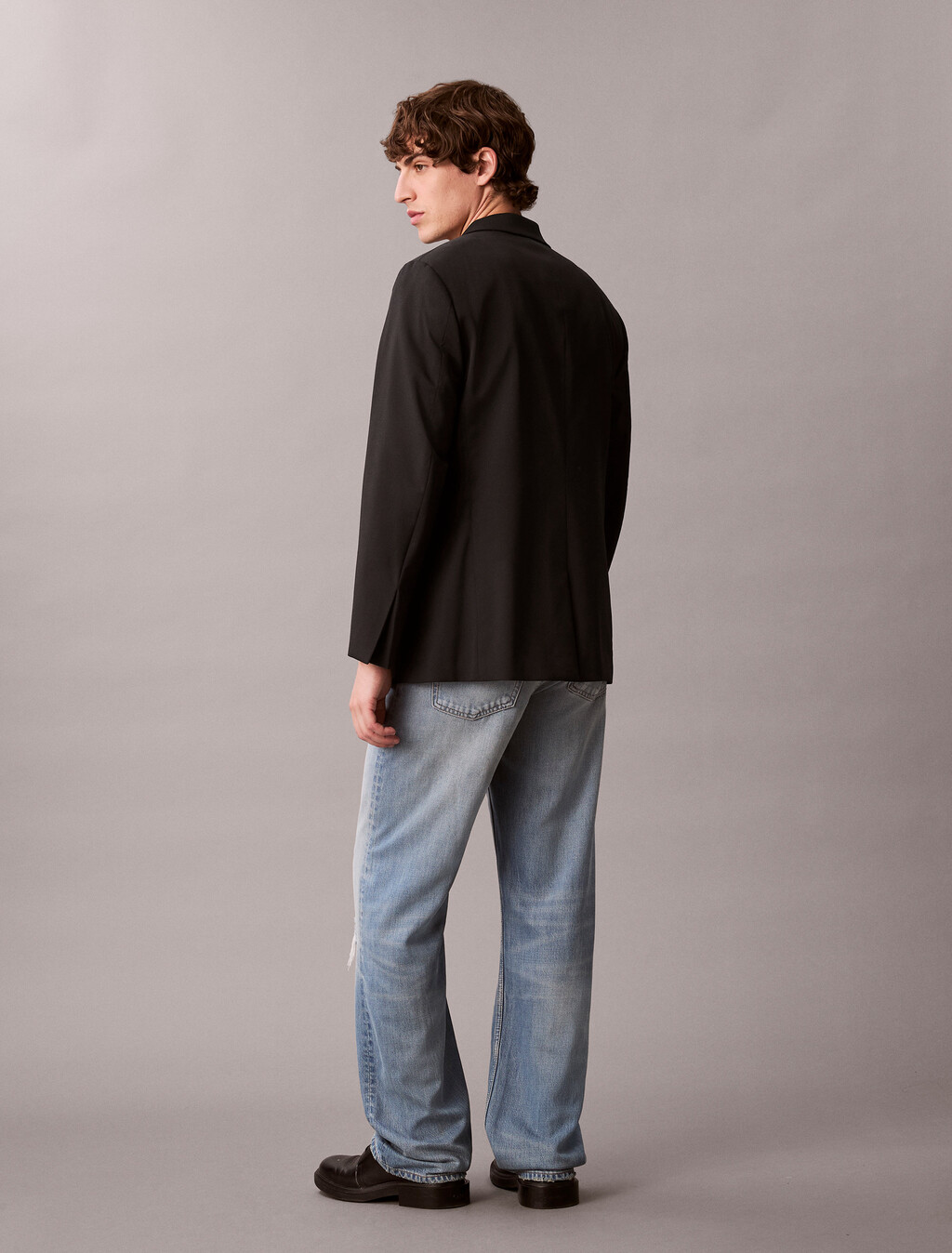 Pantalones Vaqueros Rectos de Mezcla de Tencel de los Años 90