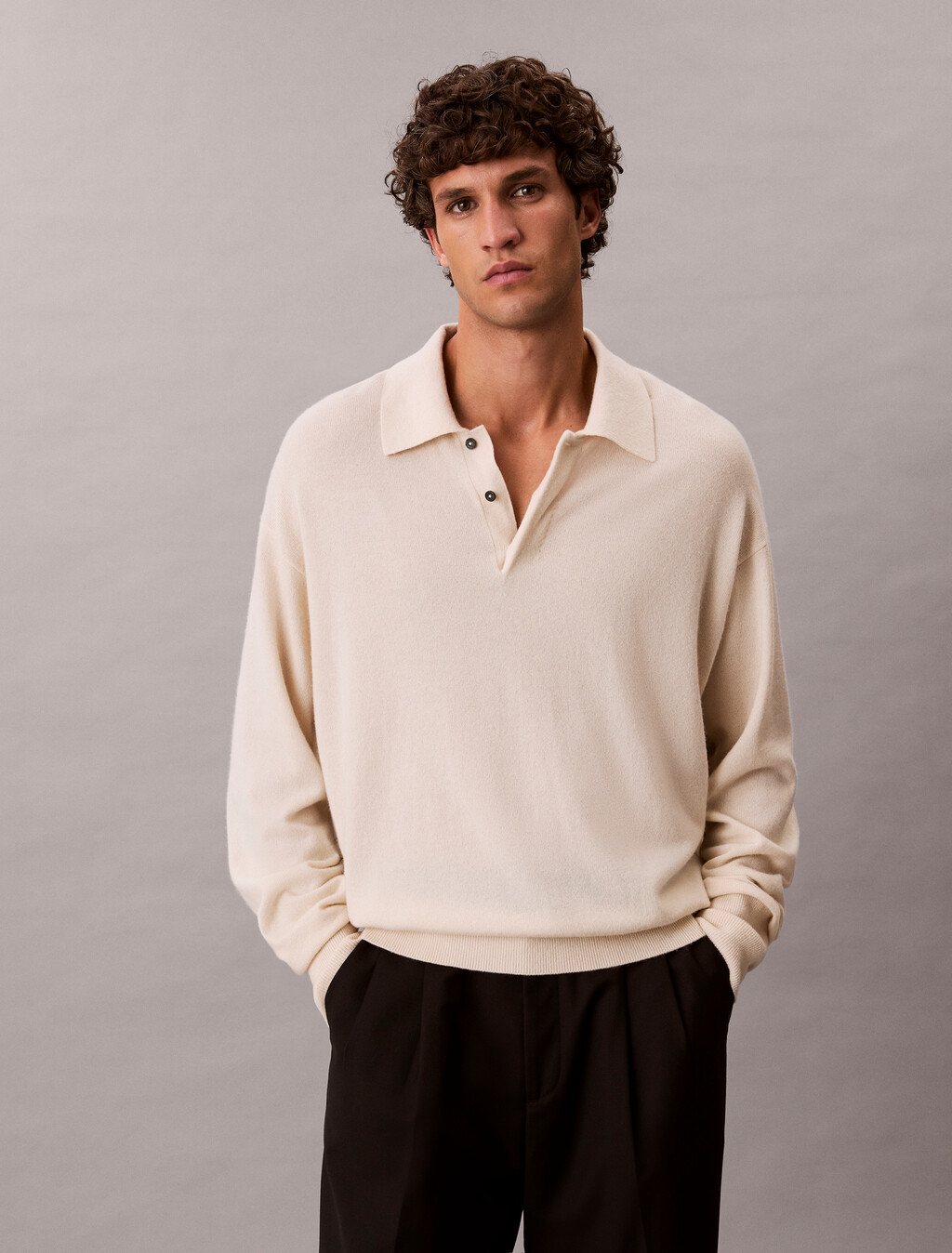 Jersey de Punto Polo de Cachemira