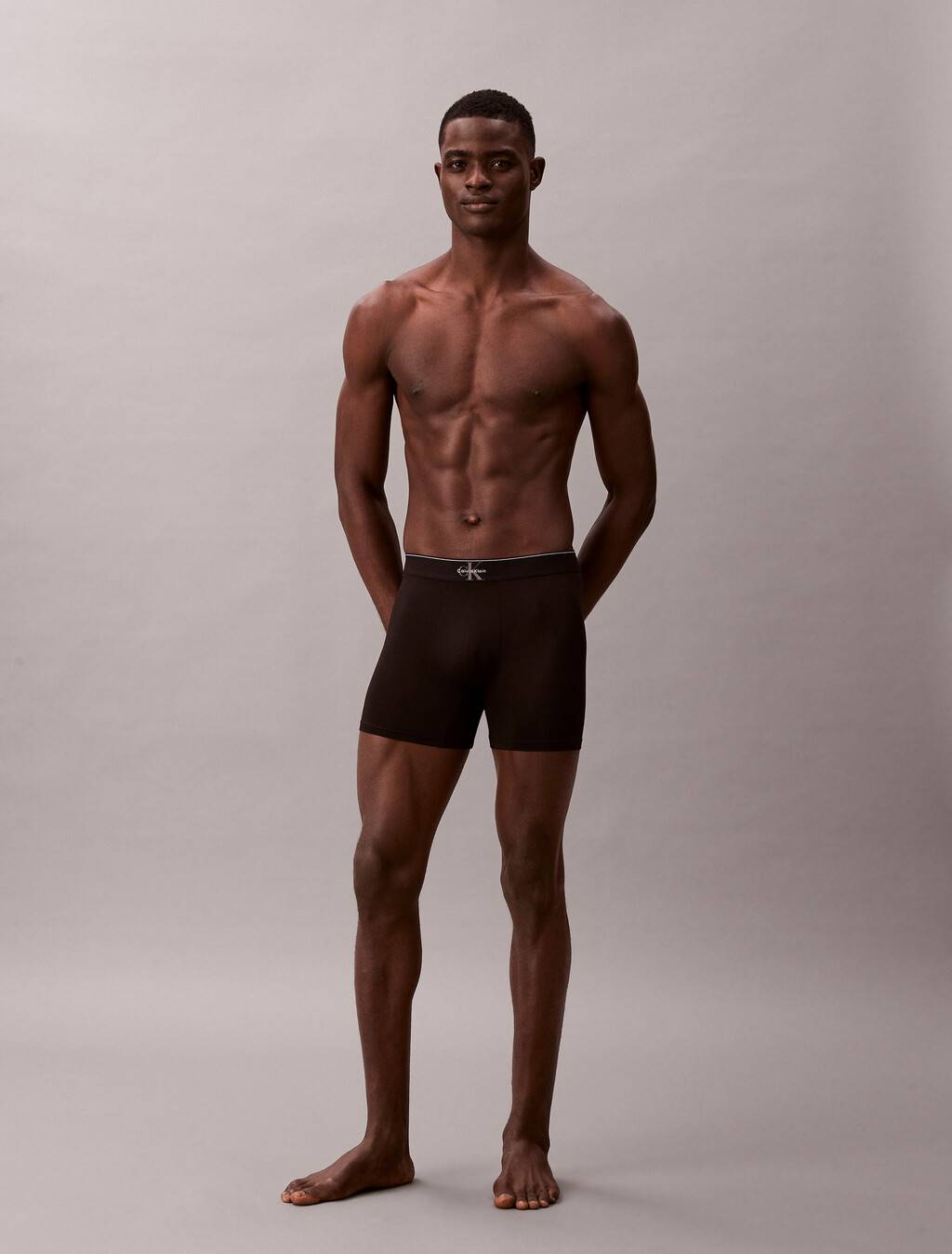 Boxer Brief Microfibra con Monograma Gráfico
