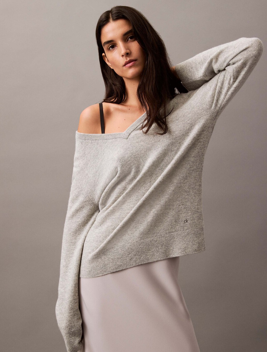 Sweater de Cachemira con Cuello en V