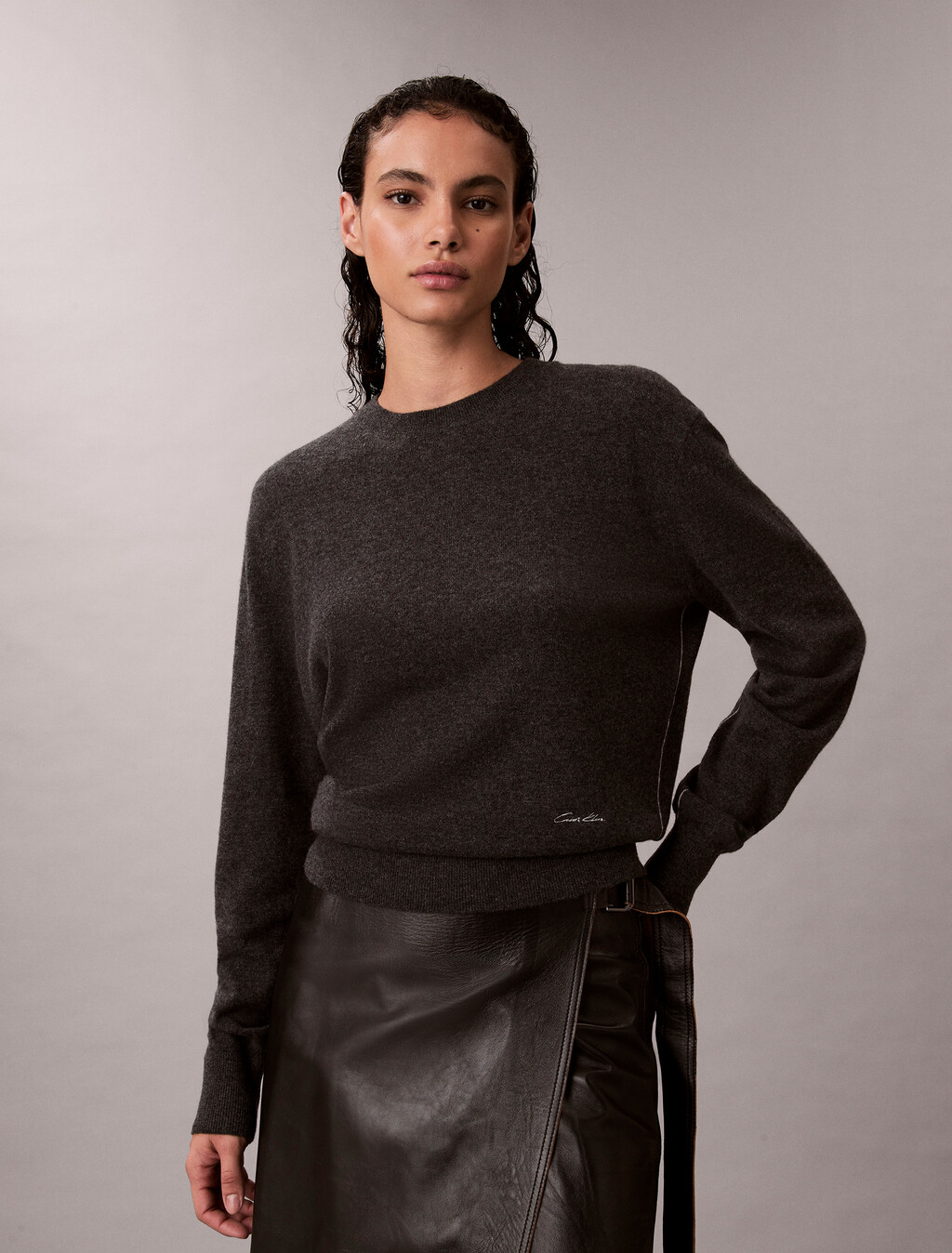 Suéter holgado de cashmere