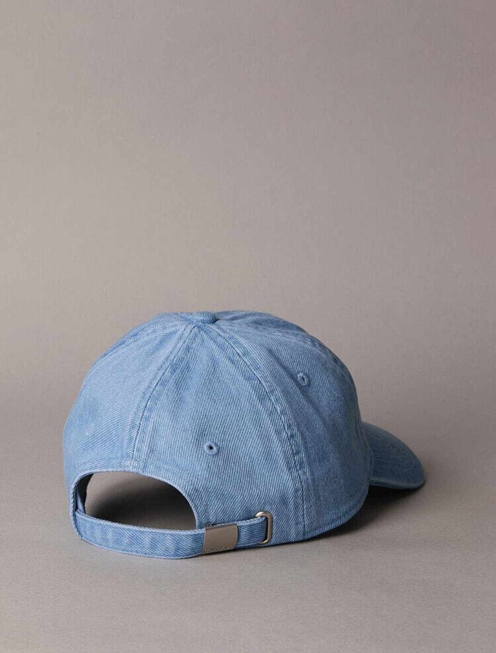 Gorra de béisbol de denim con monograma pequeño