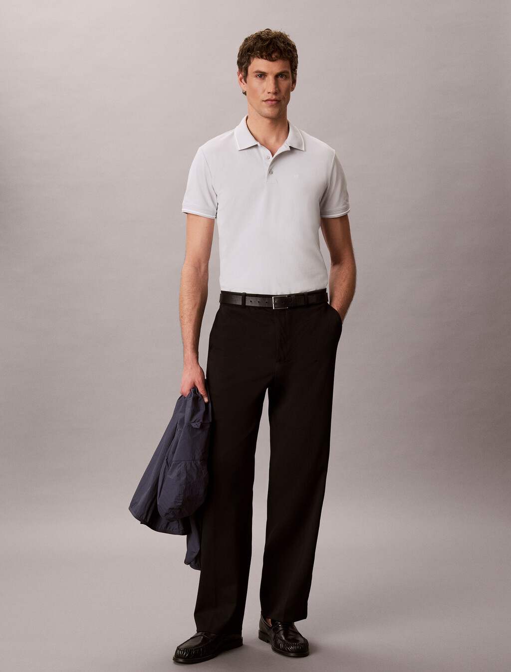 Polo con cuello acolchado fresco