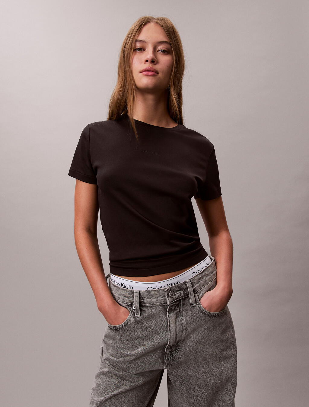 Camiseta de algodón Supima con logo Nano