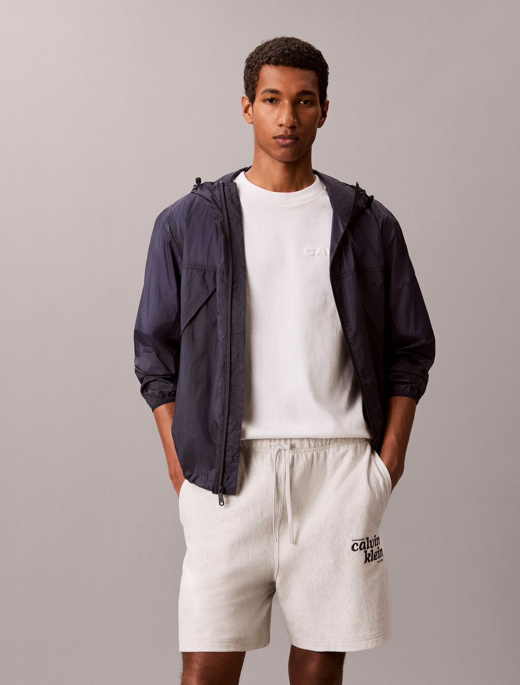 Pantalones Cortos Jogger con Logotipo Bordado