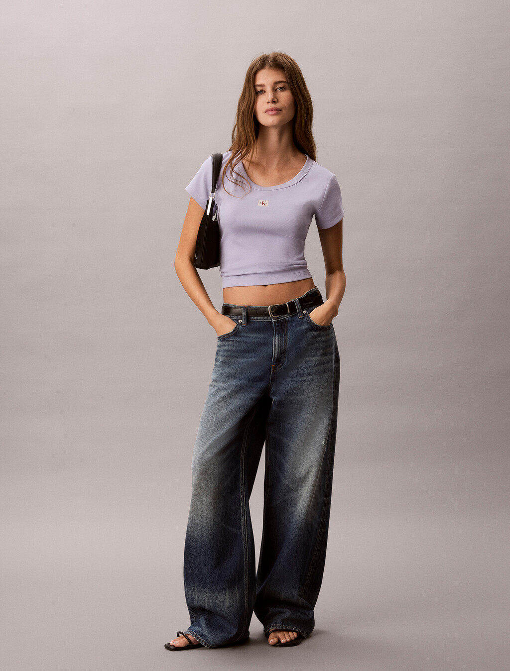 Camiseta de bebé de algodón con elastano