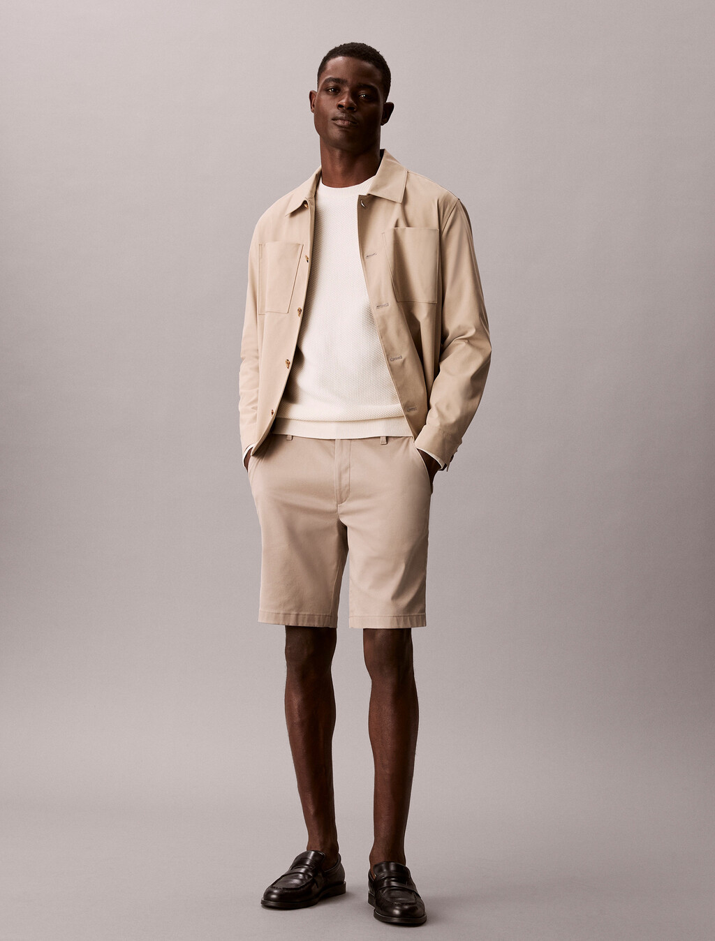 Pantalón Corto Chino Elástico Refinado