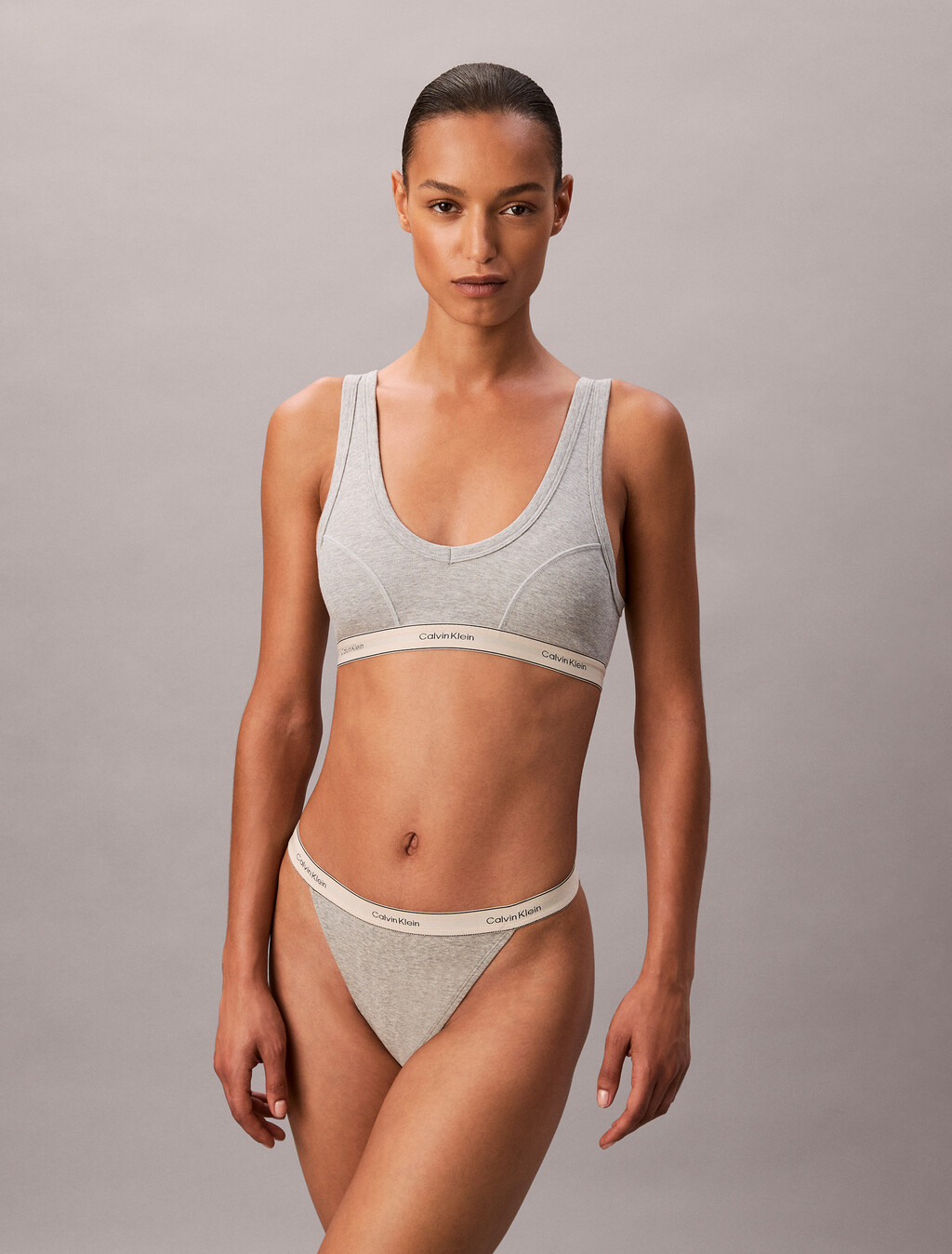 Bralette triangular con forro ligero – Estiramiento de algodón herencia Bralette triangular con forro ligero - Estiramiento de algodón herencia
