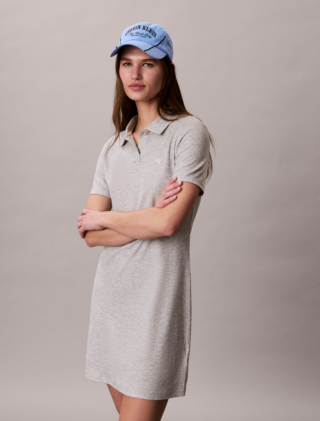 Vestido de polos de algodón y lyocell