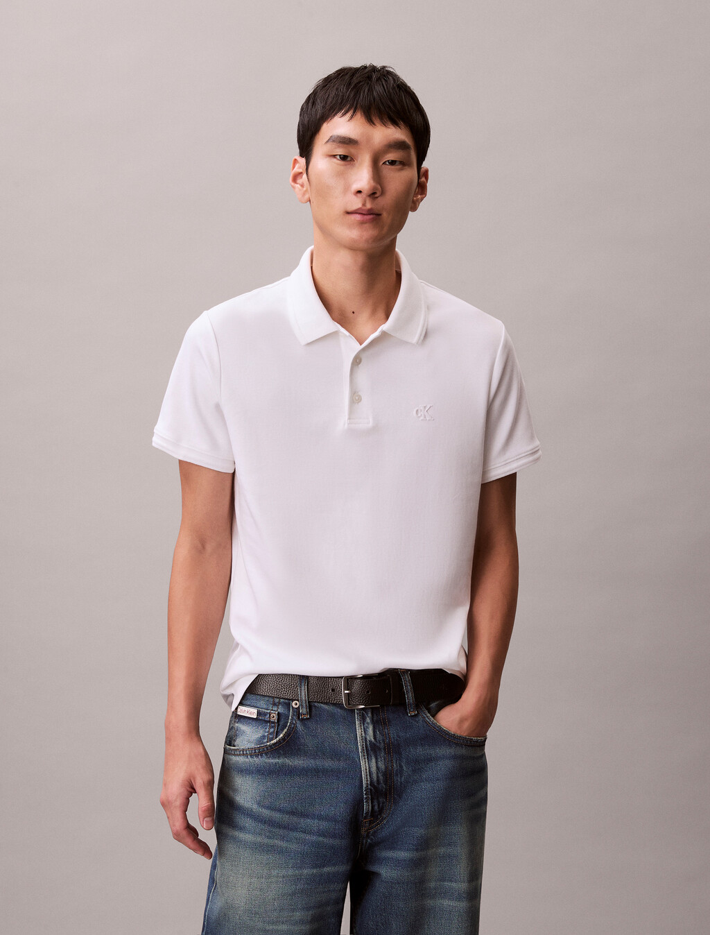 Polo Slim con puntas de lujo