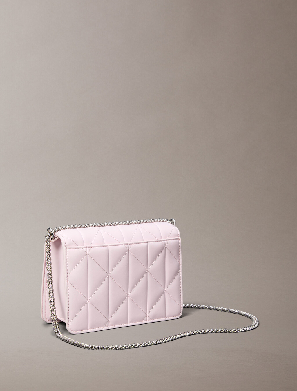 Bolso Mini con Logotipo Estampado Acolchado