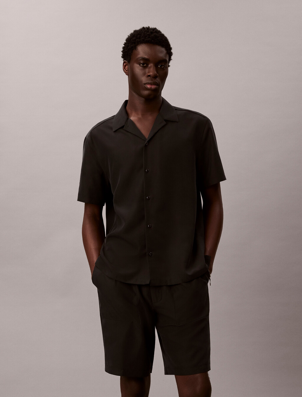 Camisa de manga corta de modal suave