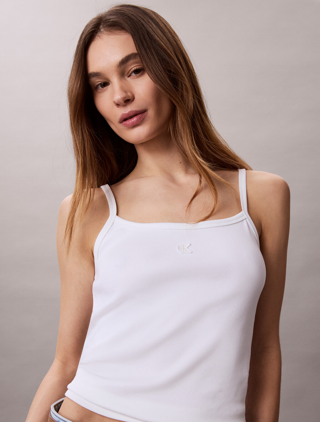 Top Camisola de Algodón con Rayas