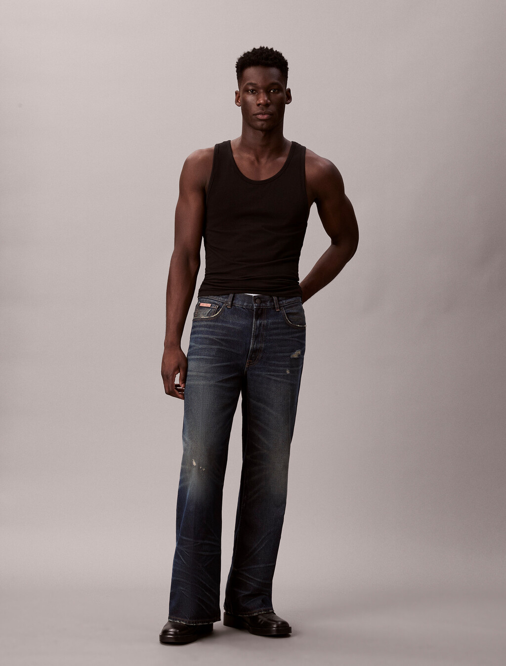 Pantalones Vaqueros de Ajuste Ancho