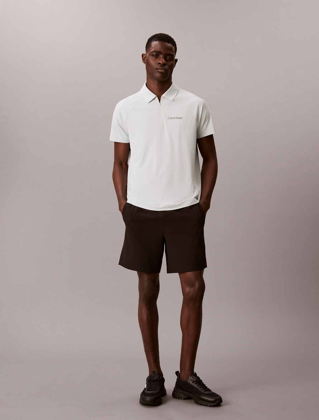 Camiseta Polo Deportiva Piqué con Cremallera