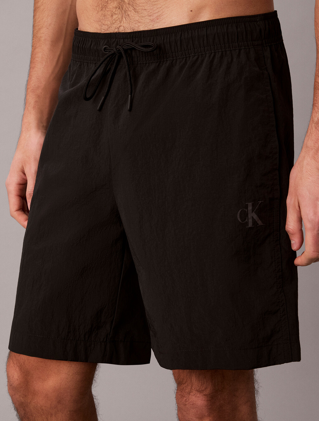 Pantalones Cortos de Nylon con Estampado