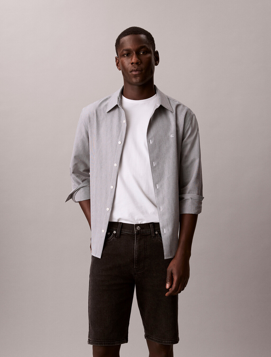 Pantalones Cortos de Denim Estrechos