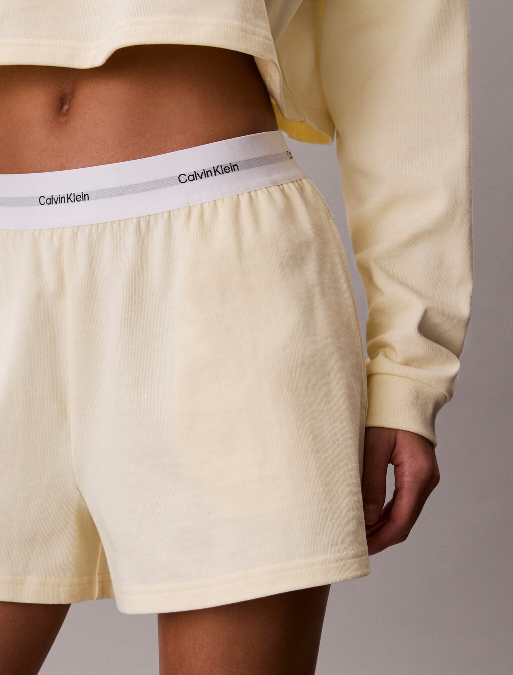 Pantalones cortos de algodón con logo