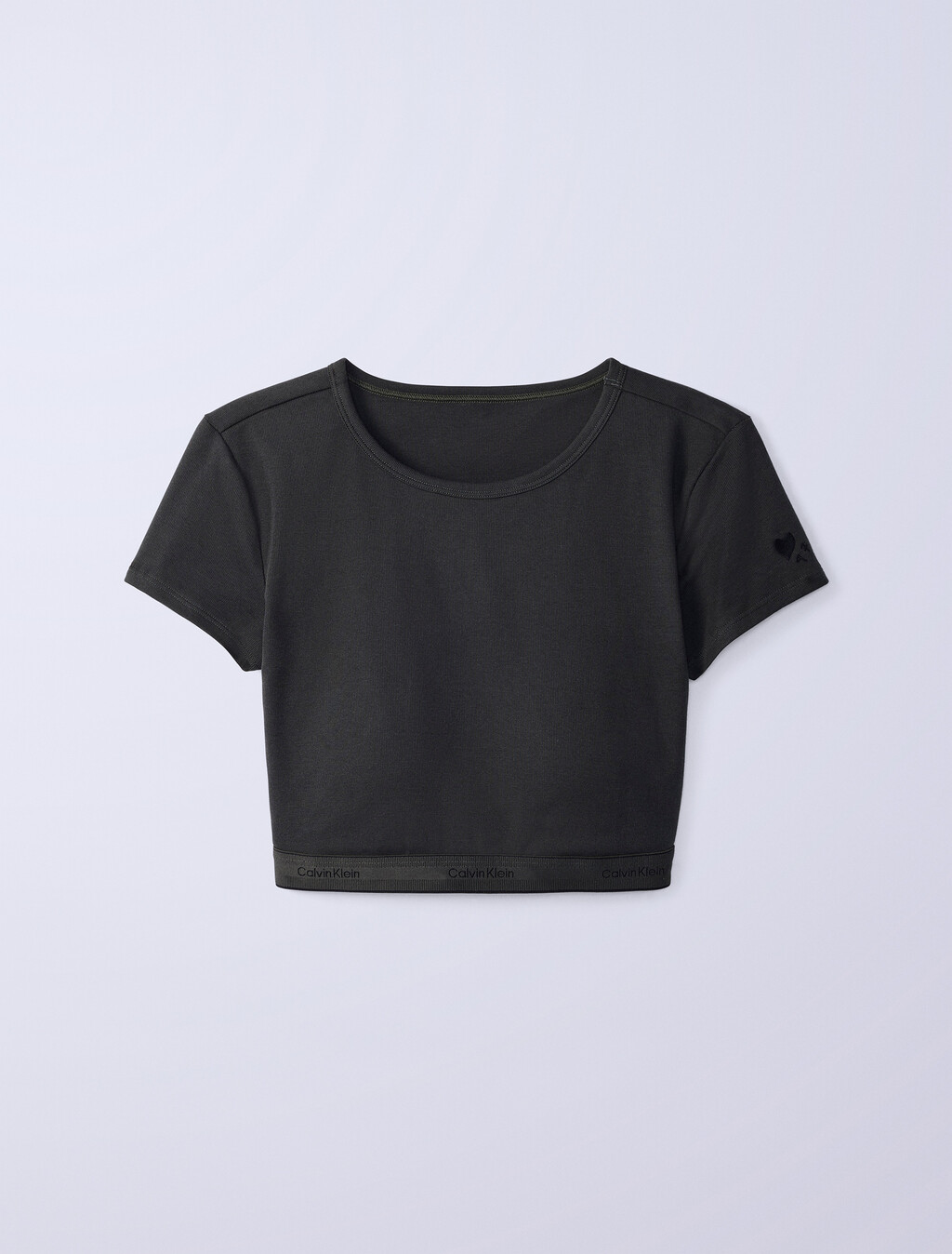 Jung Kook para Calvin Klein Heritage Cotton Camiseta Bralette Ligeramente Forrada