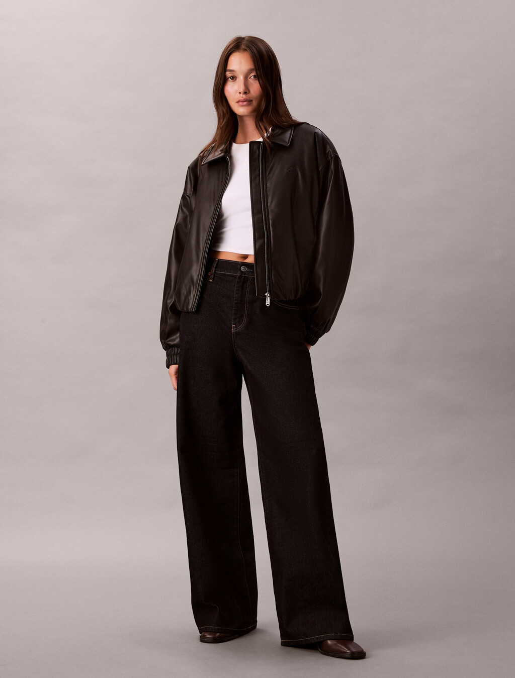 Pantalones Vaqueros Clásicos de Pierna Ancha 37.5