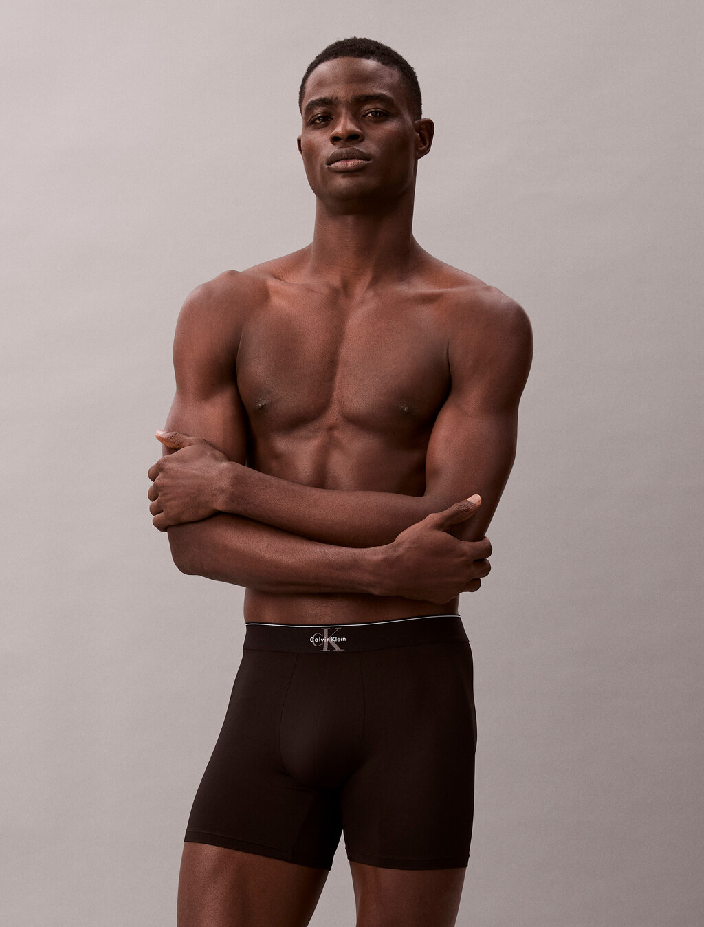 Boxer Brief Microfibra con Monograma Gráfico