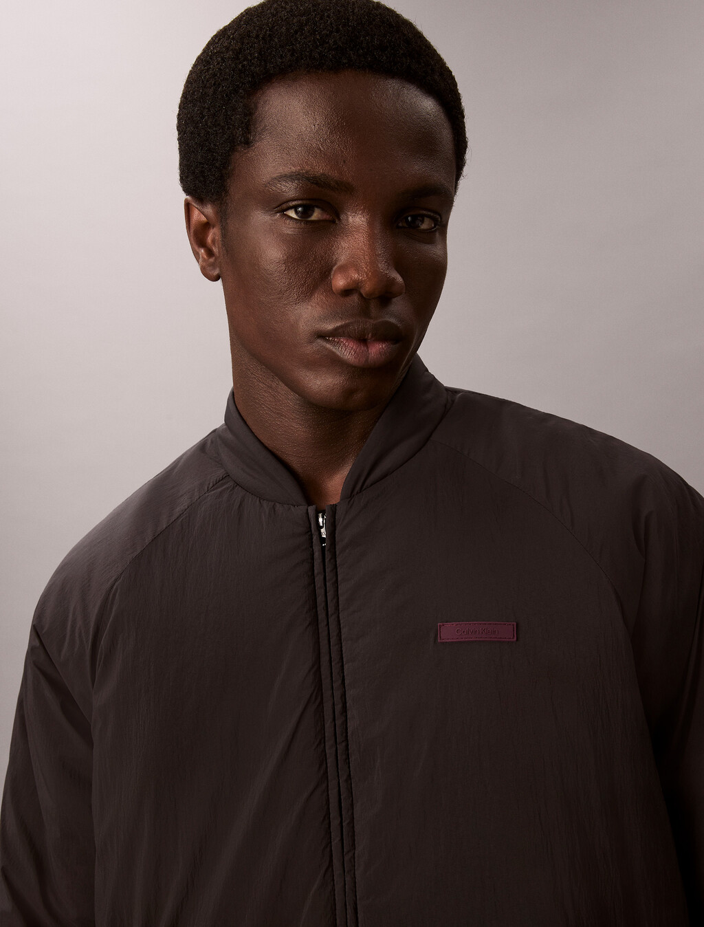 Chaqueta bomber de nailon