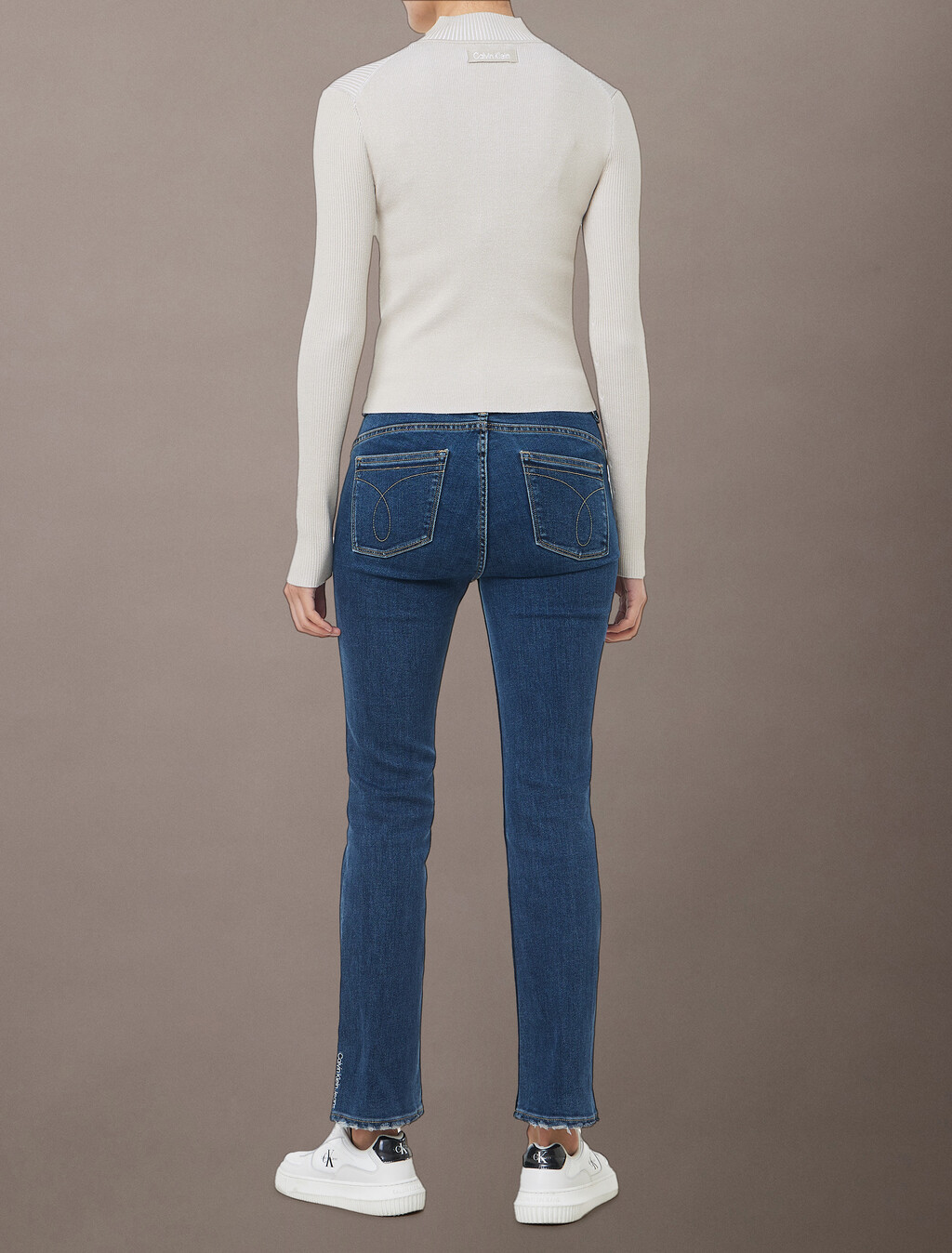 Cardigan de punto con corte escultórico con cremallera