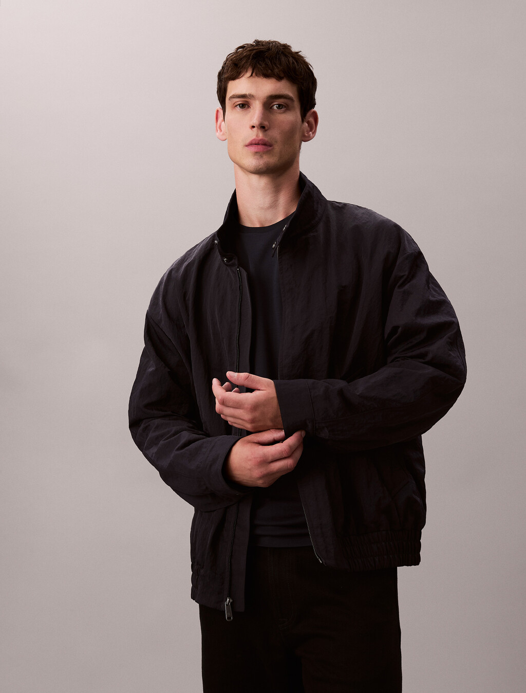 Chaqueta Blouson Relajada Tech