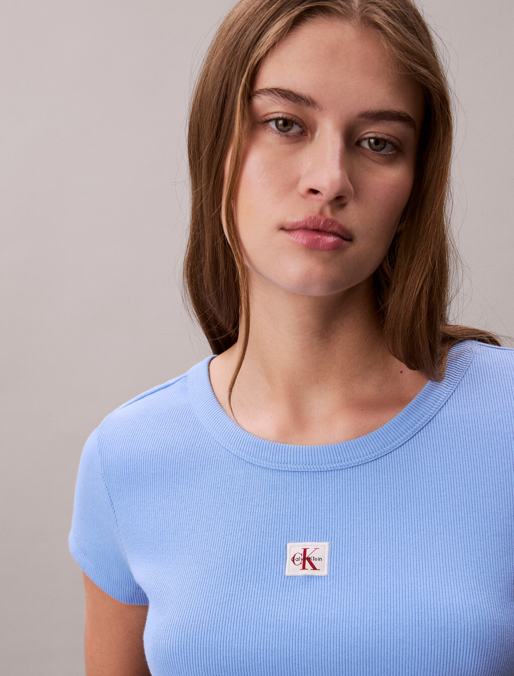 Camiseta de bebé de algodón con elastano