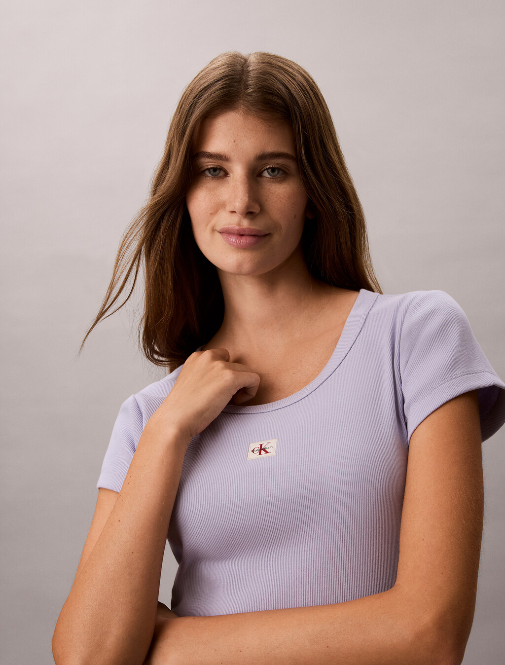 Camiseta de bebé de algodón con elastano