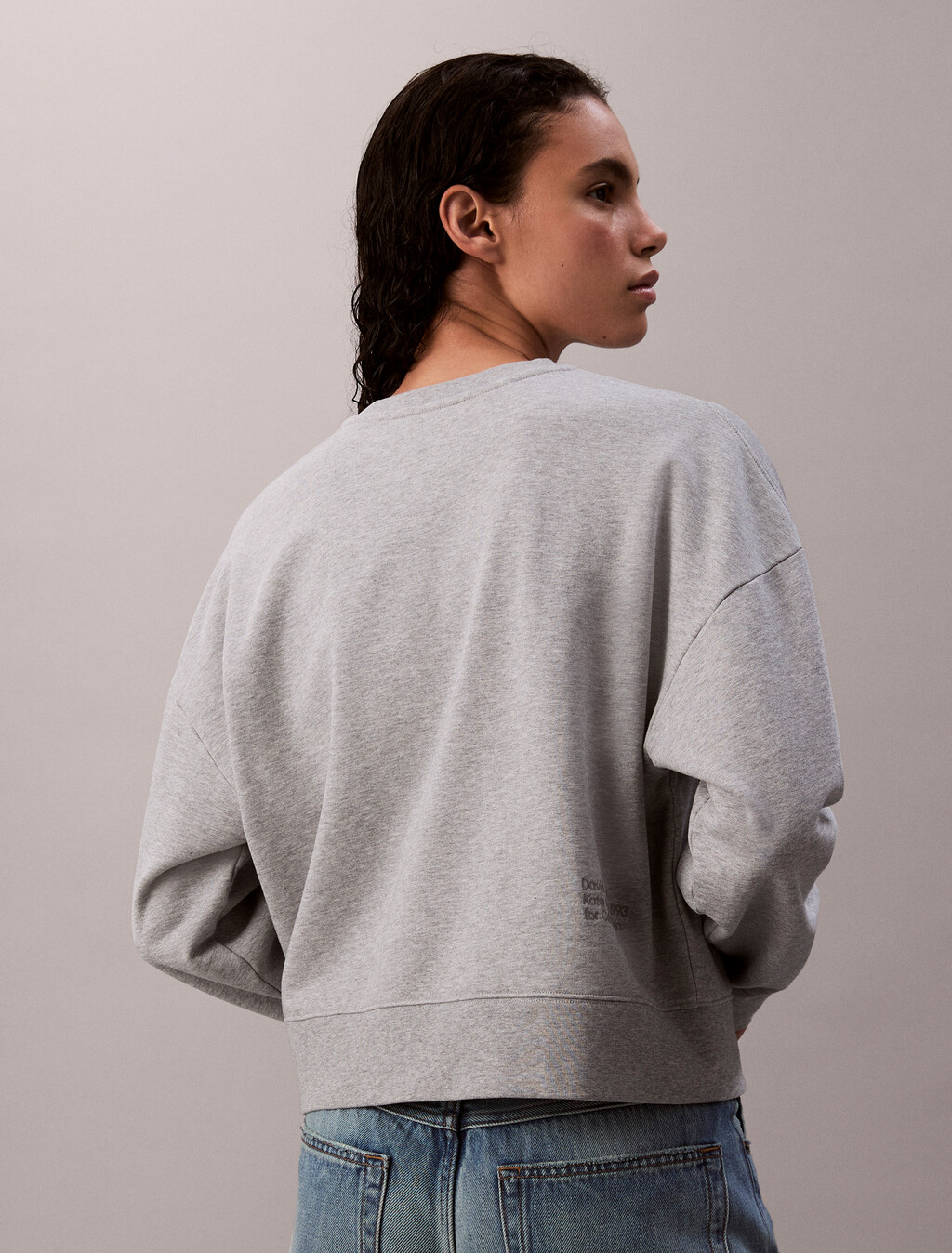Sudadera holgada con estampado Terry de Kate Moss