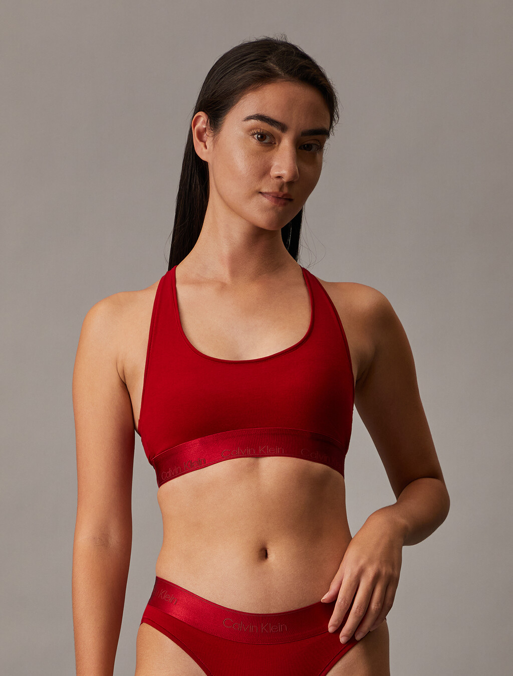 Bralette de algodón con forro ligero Icon