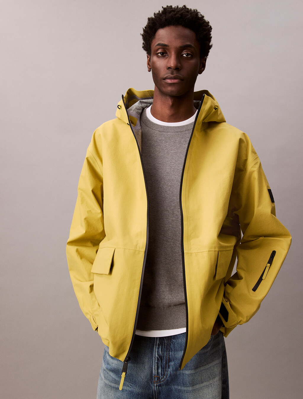 Chaqueta deportiva holgada de Oxford de nailon Chaqueta deportiva holgada de Oxford de nailon