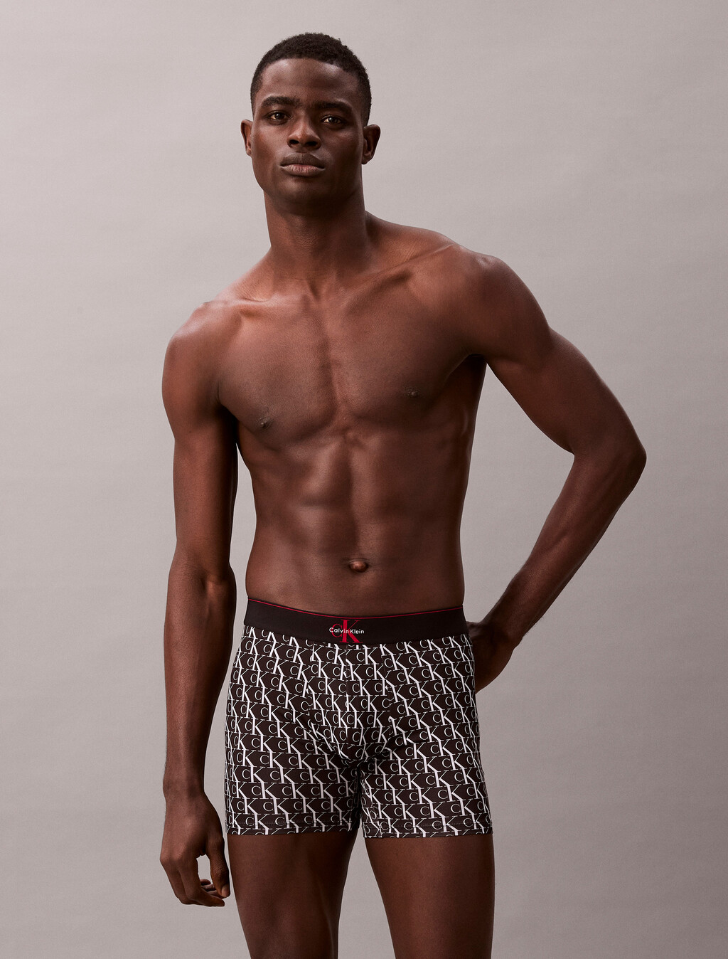 Boxer Brief Microfibra con Monograma Gráfico