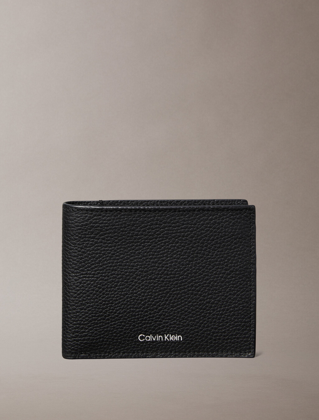 Billetera de Bolsillo con Logotipo Estampado en Oro