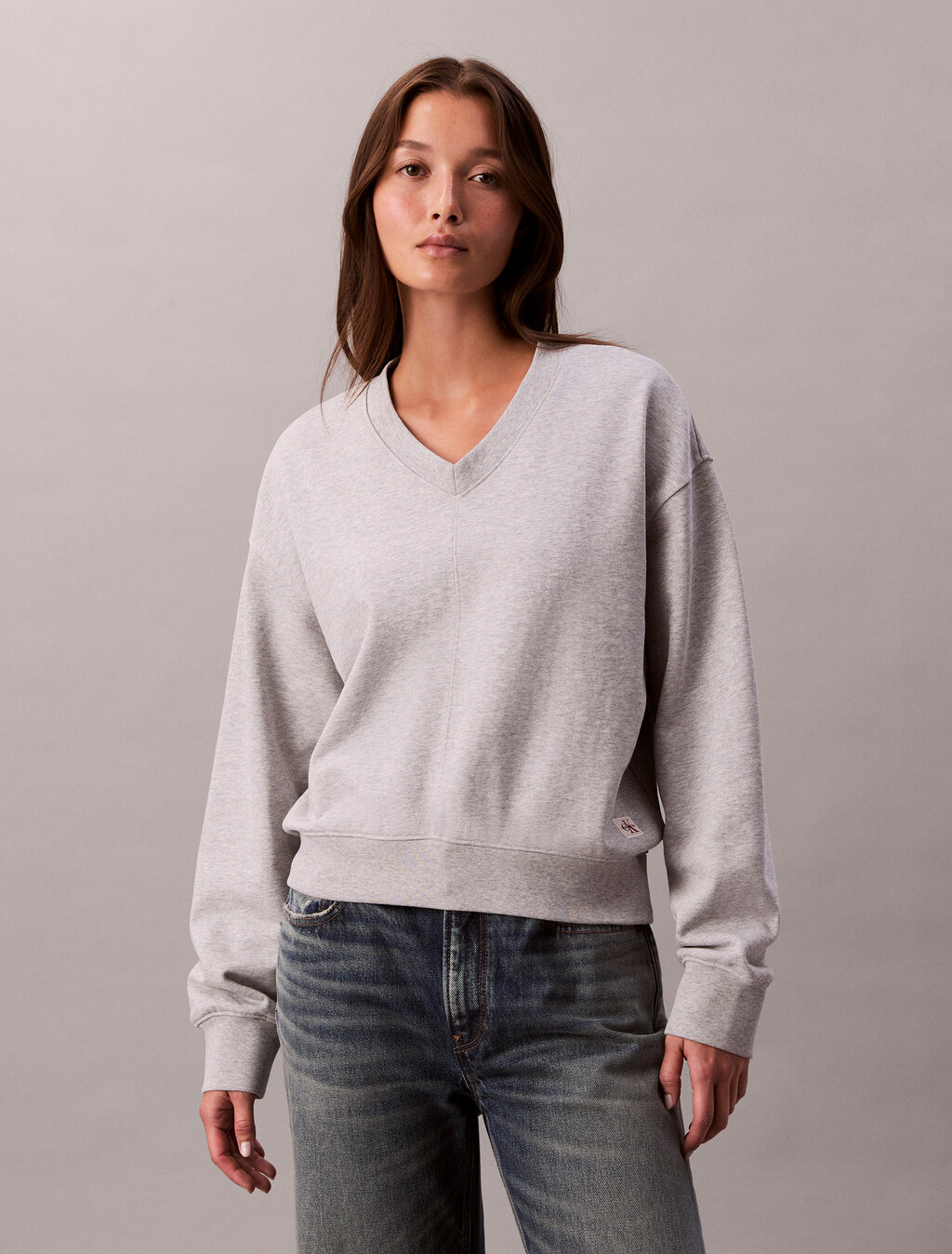 Sudadera de terciopelo con corte relajado
