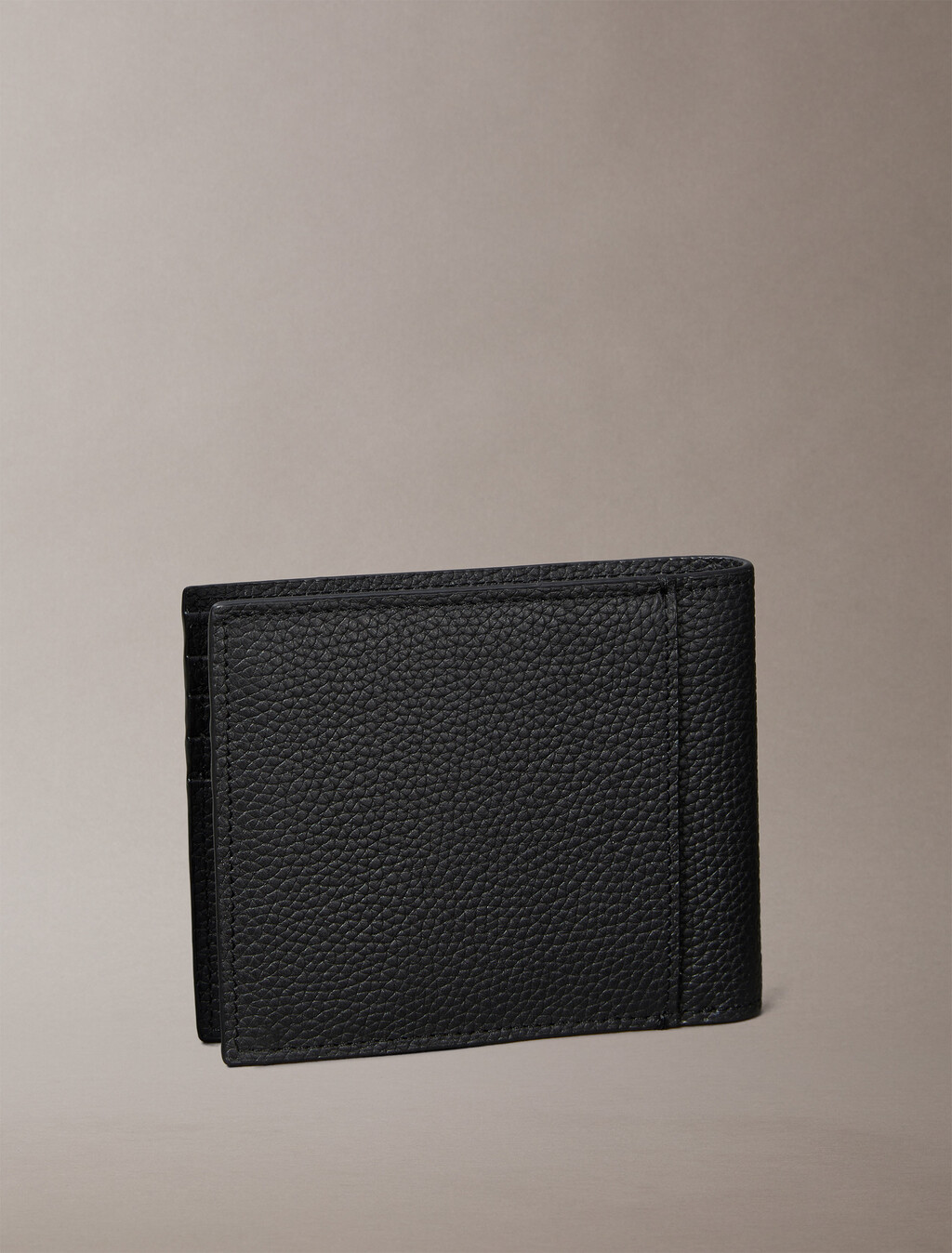Billetera de Bolsillo con Logotipo Estampado en Oro