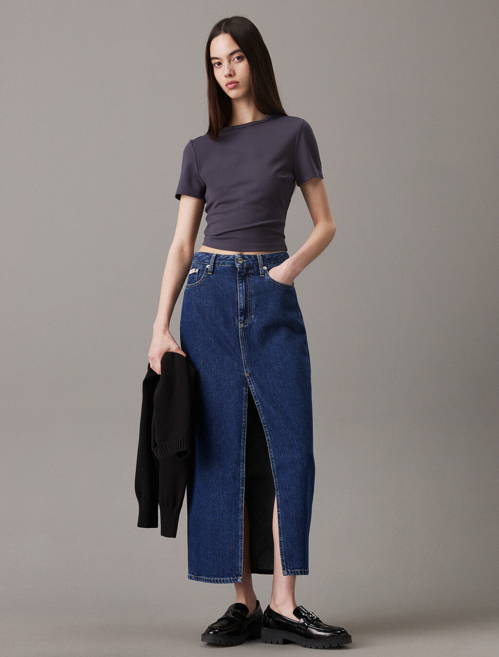 Falda Maxi de Denim