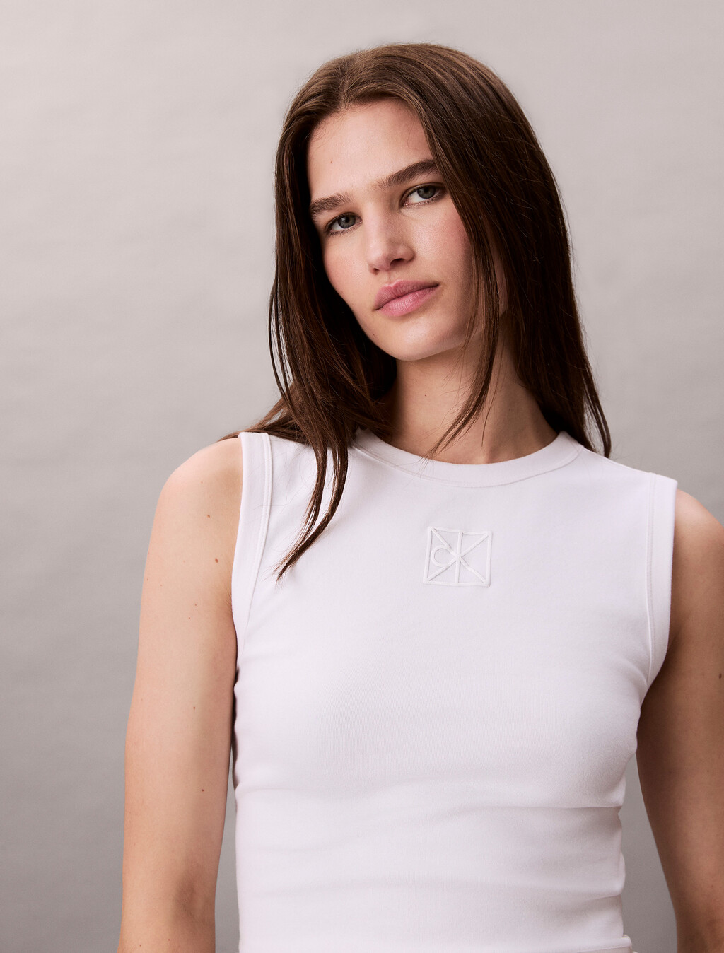 Camiseta con textura acanalada