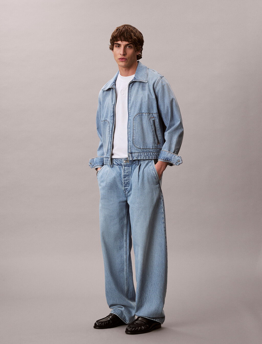 Pantalones Jeans de Tiro Barril