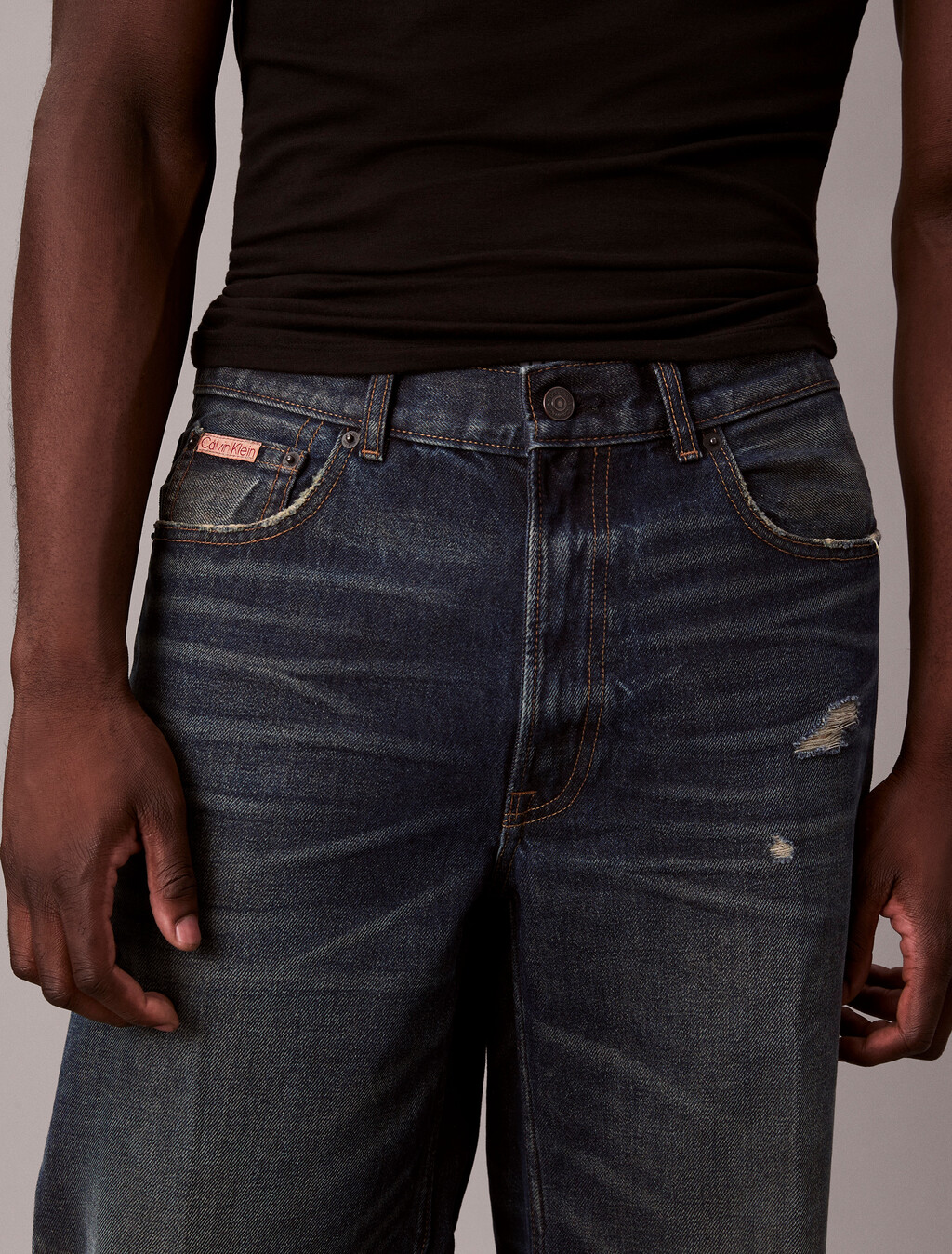Pantalones Vaqueros de Ajuste Ancho