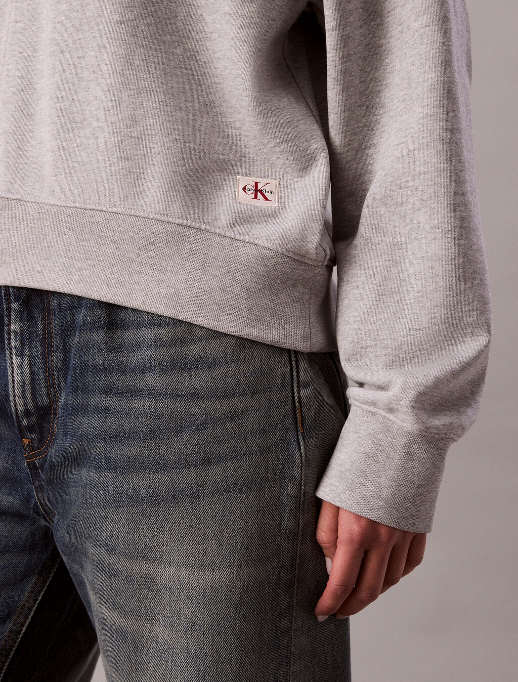 Sudadera de terciopelo con corte relajado