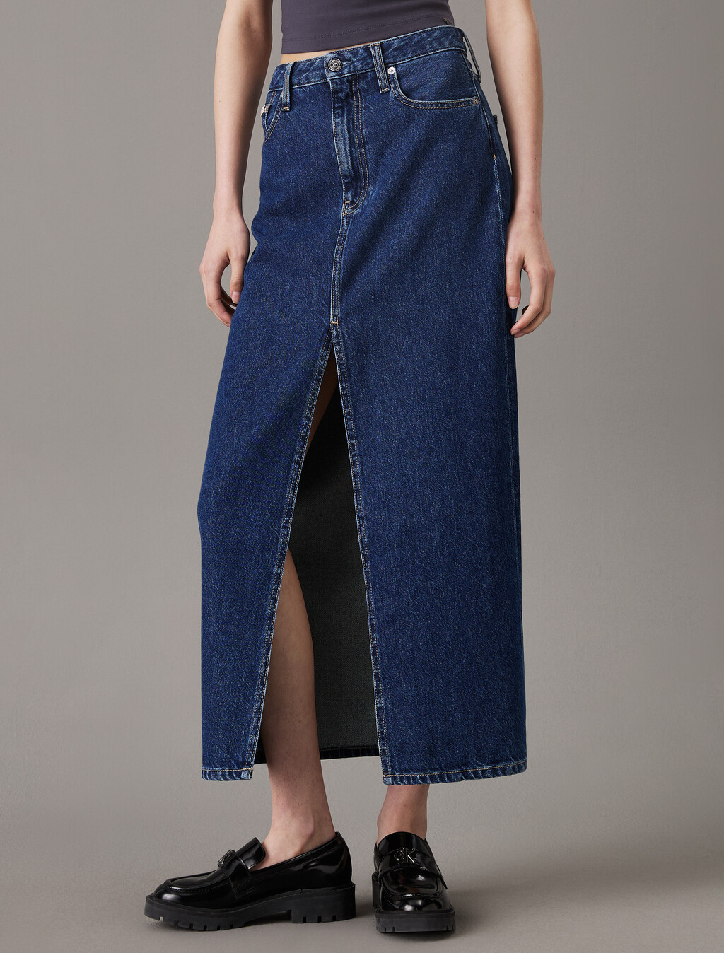 Falda Maxi de Denim