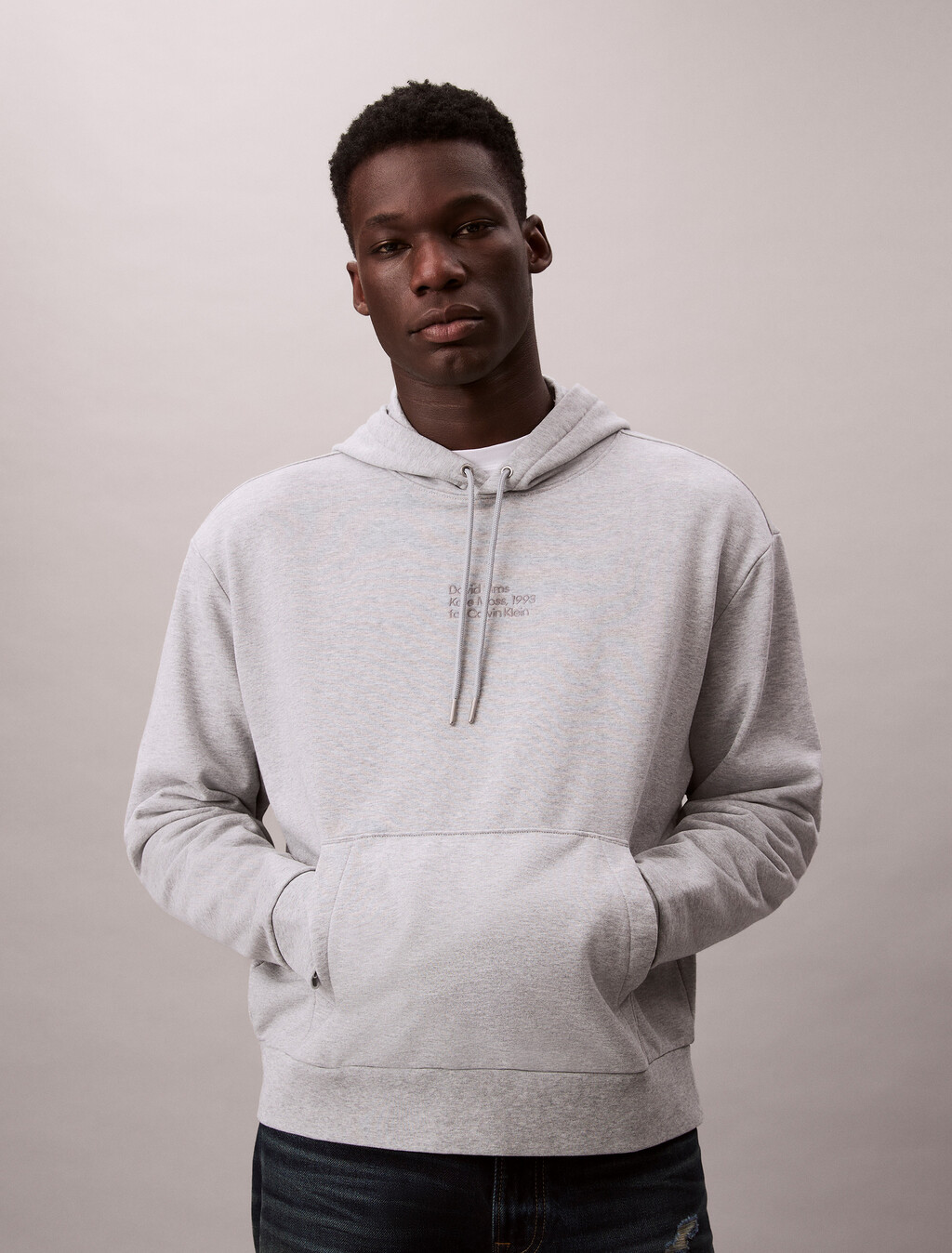 Sudadera con capucha gráfica de felpa de Kate Moss