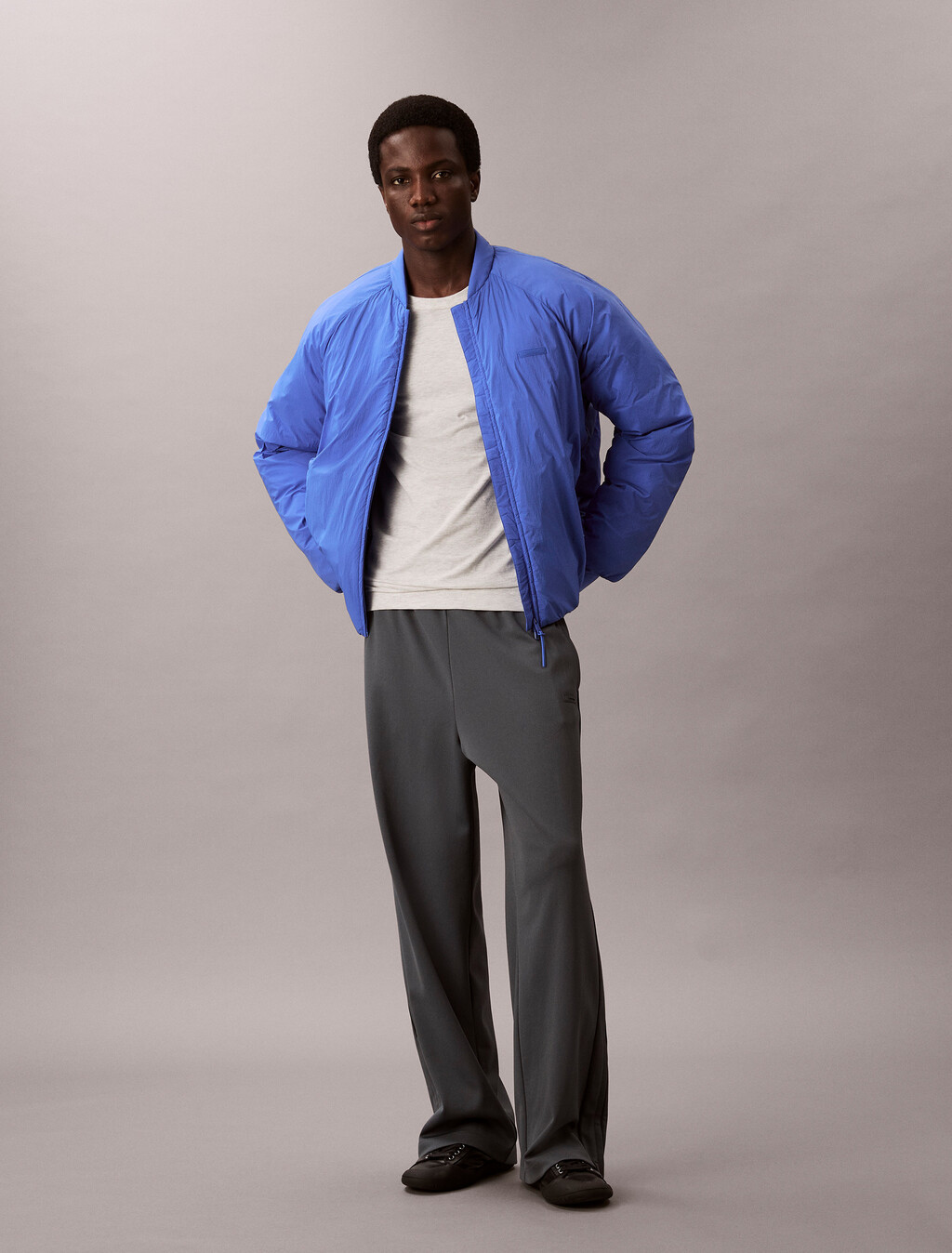 Chaqueta Bomber de Nylon