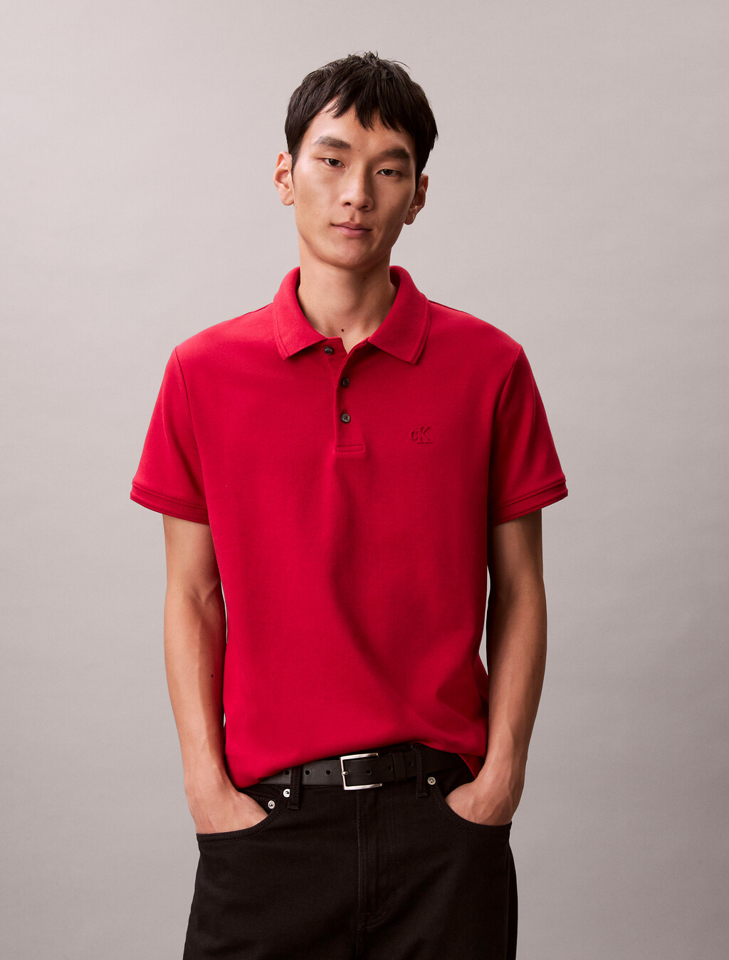Polo Slim con puntas de lujo